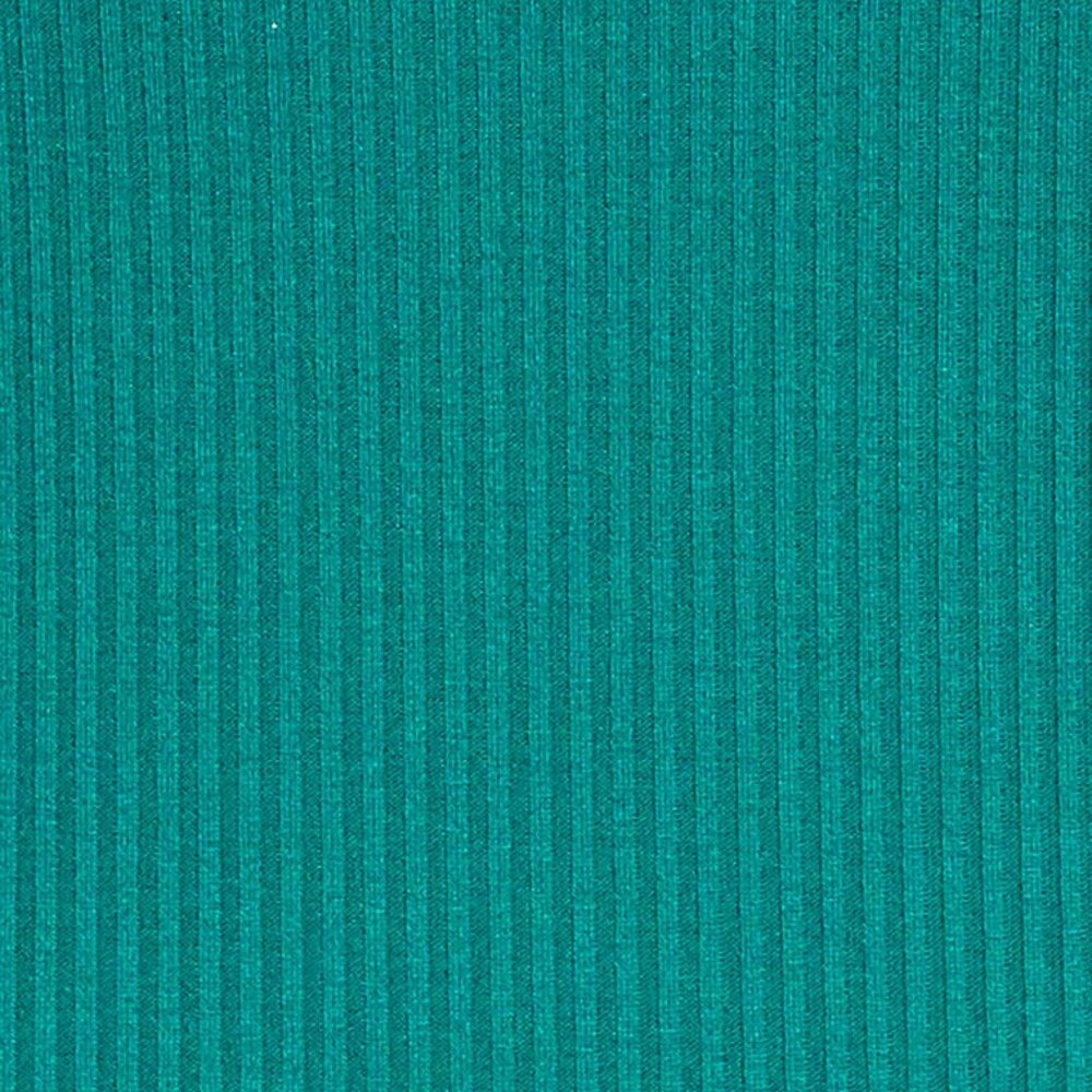 BP. Ruffle Strap Ribbed Bodysuit - Green Alpine (M) - Picture 5 of 11